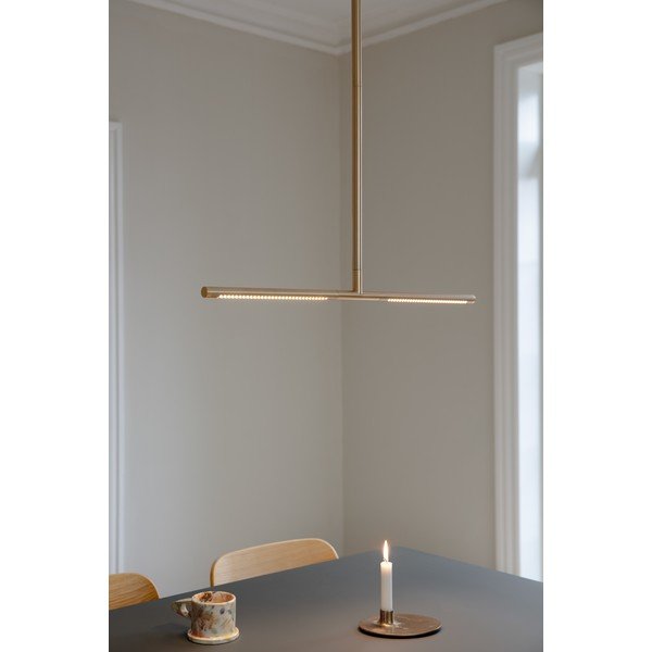 Lubinis šviestuvas auksinės spalvos LED 74x17 cm Omni – UMAGE-image-2