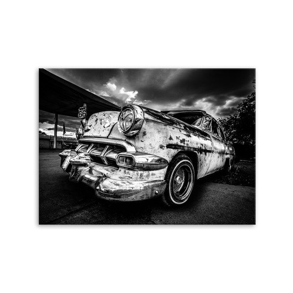 Vaizdas Styler drobė Silver Old Car, 85 x 113 cm