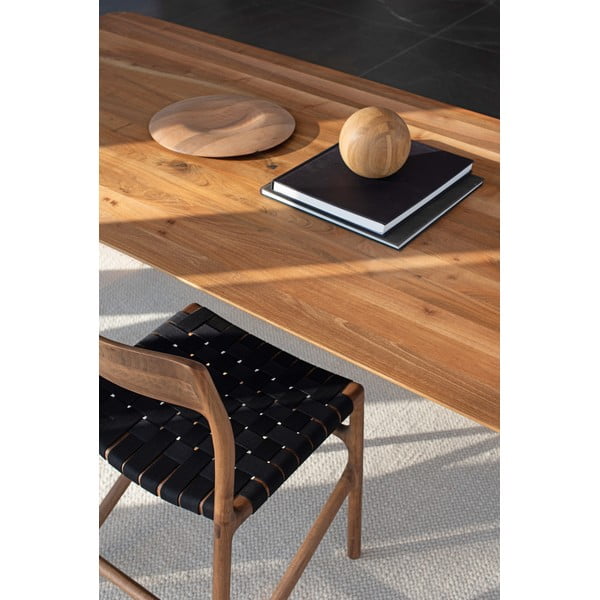 Juodos spalvos/rudos spalvos valgomojo kėdė Fawn – Gazzda-image-3