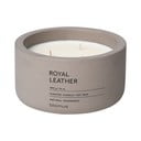 Aromatinė žvakė iš sojų vaško degimo laikas 25 h Fraga: Royal Leather – Blomus