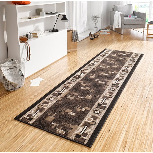 Pailgos formos kilimas rudos spalvos 80x200 cm Cube – Hanse Home-image-1