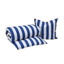 Baltos spalvos/mėlynos spalvos iš medvilnės viengulė patalynė 140x200 cm Shima – OYOY Living Design