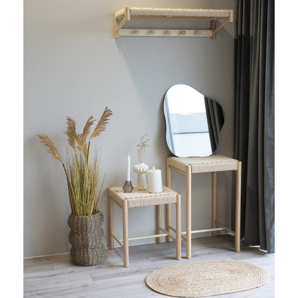 Iš tuopos masyvo taburetė natūralios spalvos Abano – House Nordic-image-1