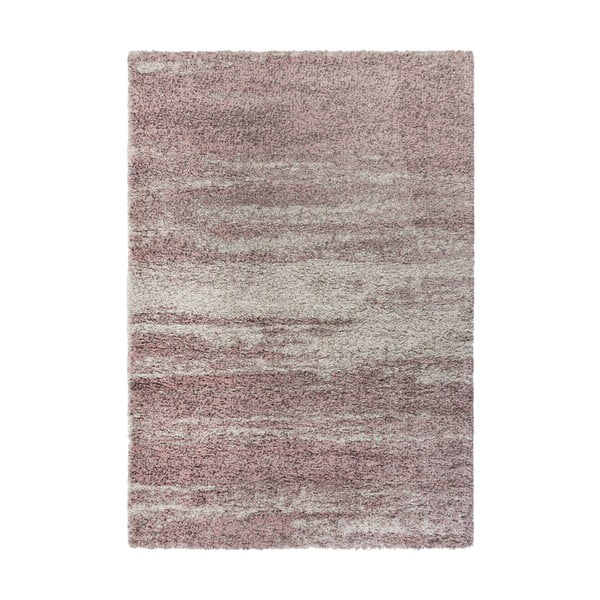 Pilkos ir rožinės spalvos kilimas Flair Rugs Reza, 80 x 150 cm
