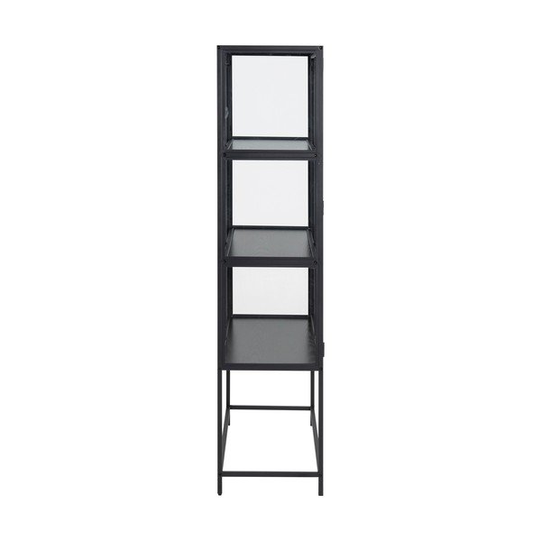 Juoda vitrina Actona Seaford, 77 x 150 cm-image-4