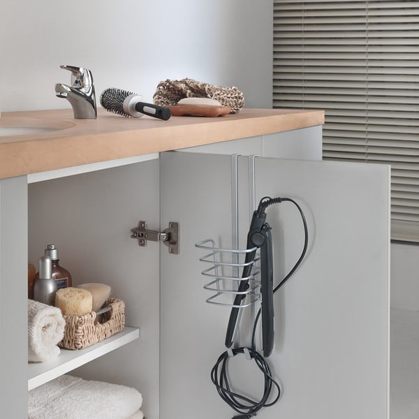 Plaukų džiovintuvo laikiklis Metaltex Oasis durelėms-image-2