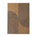 Juodos spalvos/rudos spalvos lauko ir vidaus kilimas 160x230 cm Mira 1453 – Ayyildiz Carpets