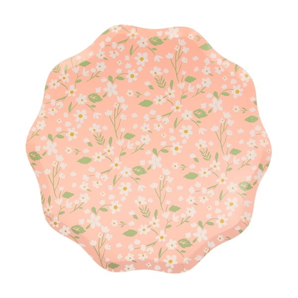 Iš popieriaus vienkartinės lėkštės 12 vnt. Ditsy – Meri Meri-image-3