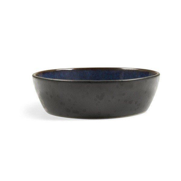 Skirta sriubai juodos spalvos/mėlynos spalvos iš akmens masės mažas dubuo 850 ml Gastro Dark Blue/Black – Bitz