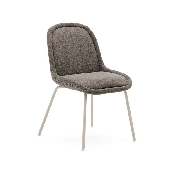 Pilkai smėlinės spalvos valgomojo kėdė Aimin – Kave Home-image-3