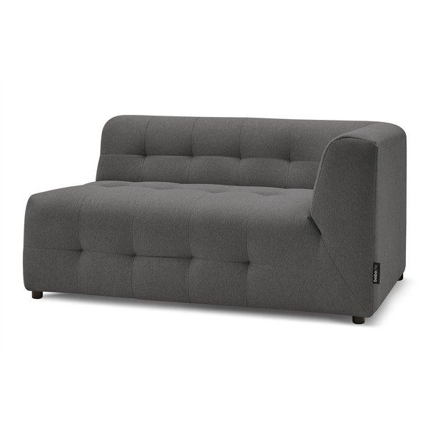 Tamsiai pilkas sofos modulis (dešinysis kampas) Kleber - Bobochic Paris-image-3