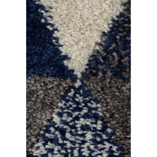 Tamsiai mėlynas kilimas Flair Rugs Nuru, 80 x 150 cm-image-1