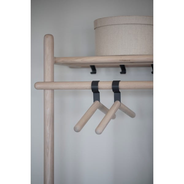 Natūralios spalvos prieškambario baldų komplektas iš ąžuolo medienos Milford - Rowico-image-3