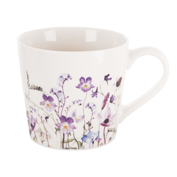 Baltos spalvos/violetinės spalvos iš porceliano puodelis 430 ml Louka – Orion-image-2