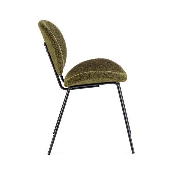 Khaki spalvos iš audinio valgomojo kėdė Maddie – Yes Everyday-image-3