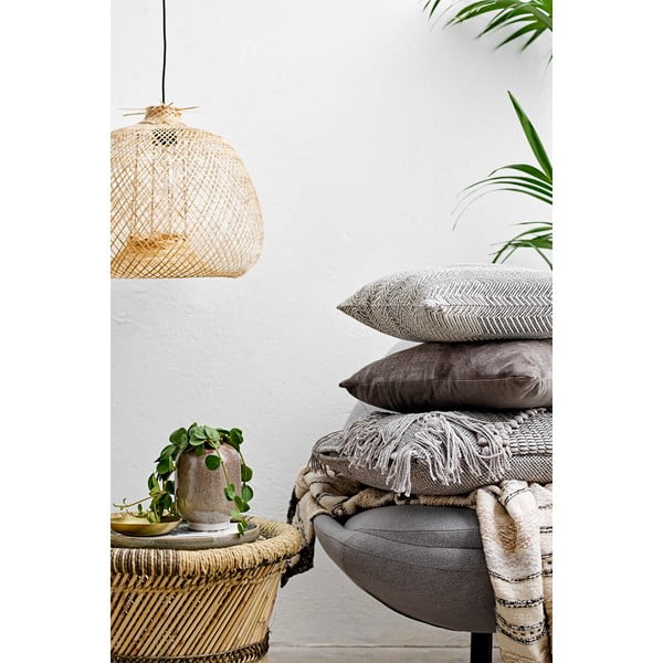 Kabantis šviestuvas natūralios spalvos ø 42 cm su bambukiniu gaubtu Rodi – Bloomingville-image-1