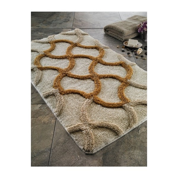 Smėlio vonios kilimėlis Confetti Vonios kilimėliai Hermos, 60 x 100 cm