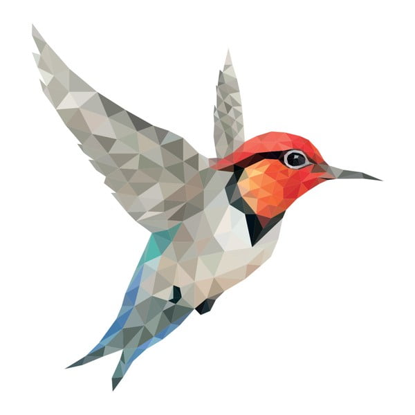 Lipdukas Ambiance Origami Colibri-image-1