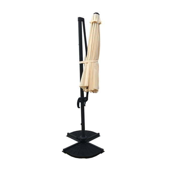 Skėtis nuo saulės kreminės spalvos 300x300 cm Deluxe – Garden Pleasure-image-1
