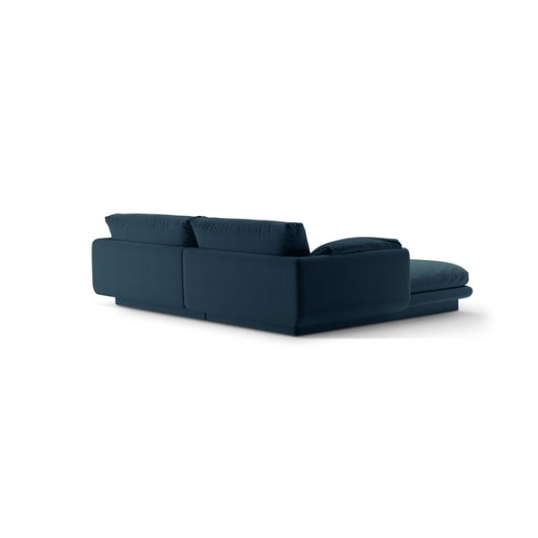 Kampinė sofa tamsiai mėlynos spalvos (su dešiniuoju kampu) Torino – Micadoni Home-image-3