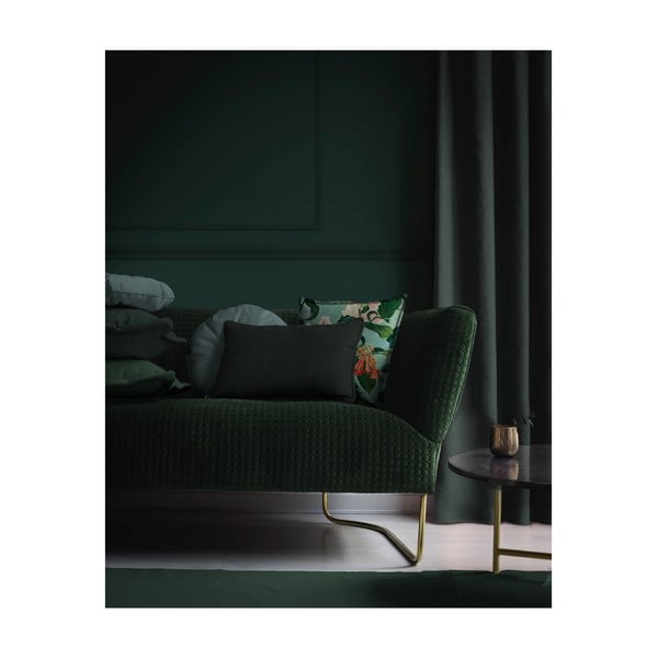 Apvali dekoratyvinė pagalvėlė su aksominiu užvalkalu Velvet Atelier Turquoise, ⌀ 45 cm-image-2