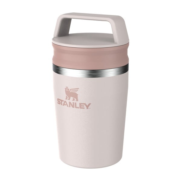 Šviesiai rožinės spalvos iš nerūdijančio plieno termo puodelis 230 ml Café-To-Go Travel Mug Rose Quartz – Stanley-image-2