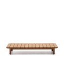 Iš tikmedžio masyvo sodo kavos staliukas 70x140 cm Turqueta – Kave Home