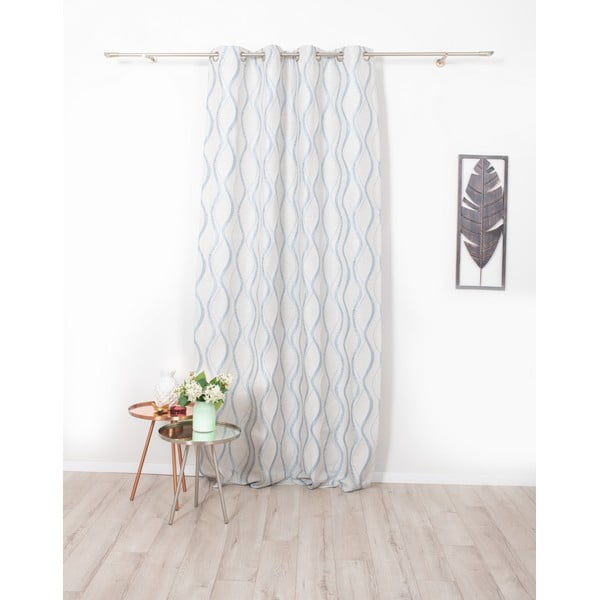 Užuolaida geltonos spalvos/mėlynos spalvos 140x245 cm Arcade – Mendola Fabrics-image-2