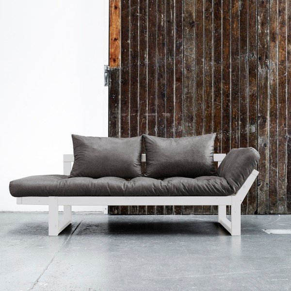 Sofa "Karup Vintage Edge" balta/juoda-image-1