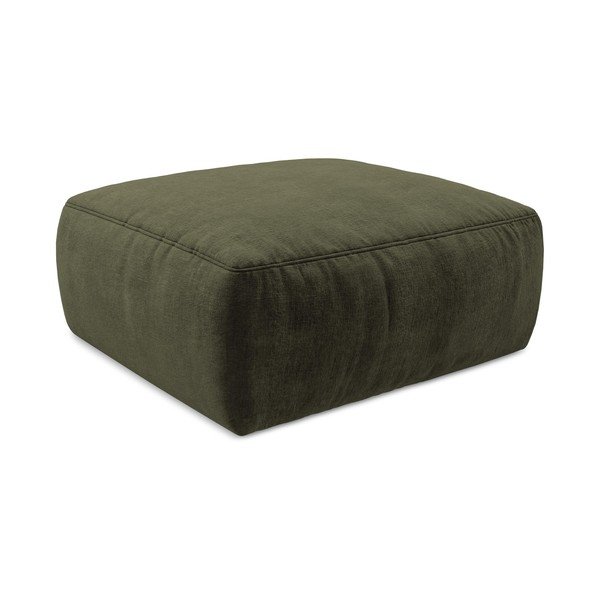 Žalios spalvos taburetė iš šenilinio audinio Kuki – Makamii-image-3