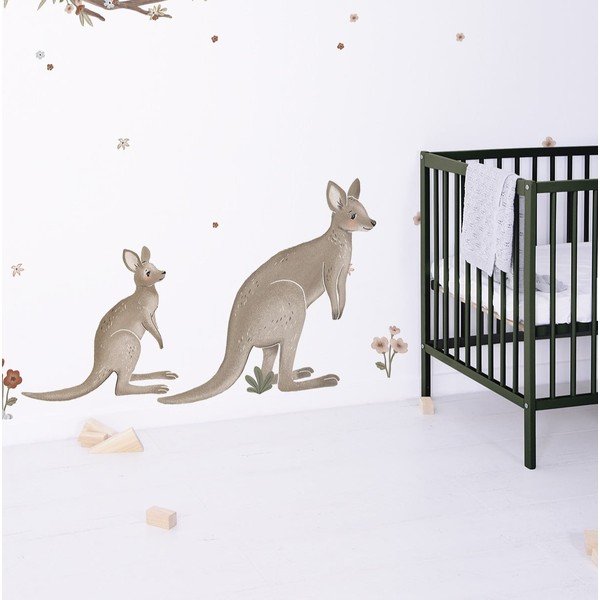 Lipdukų lapas 65x61 cm Kangaroo – Lilipinso