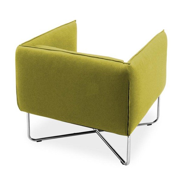 Geltonas krėslas Softline Groove-image-3