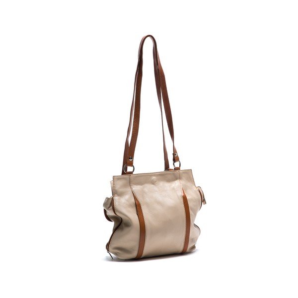 Odinė rankinė Anna Luchini 2139 Beige-image-1