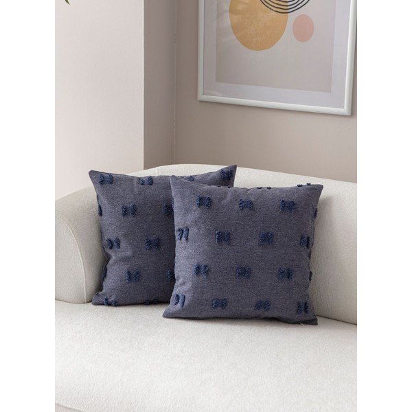 Dekoratyviniai pagalvių užvalkalai 2 vnt. 43x43 cm Tuffet – Mioli Decor-image-1