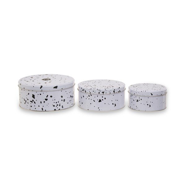 Iš metalo maisto laikymo indai 3 vnt. tortams Speckled – Premier Housewares-image-1