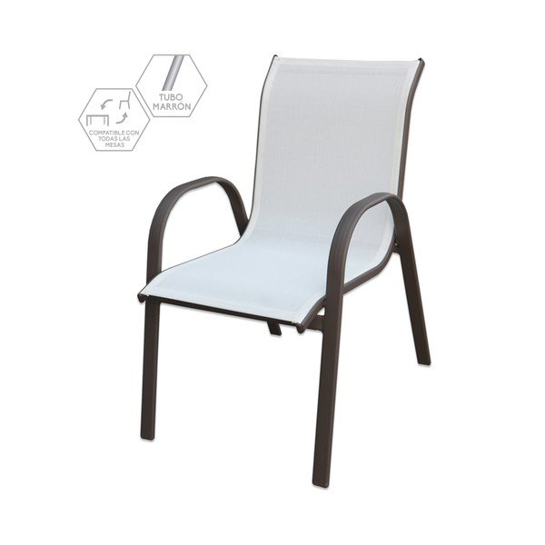 Juodai balta sodo kėdė Clasic - LDK Garden-image-2