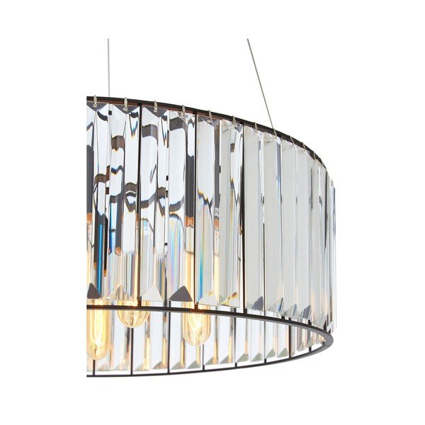 Kabantis šviestuvas ø 50 cm su stiklo gaubtu Akiko – Premier Housewares-image-2
