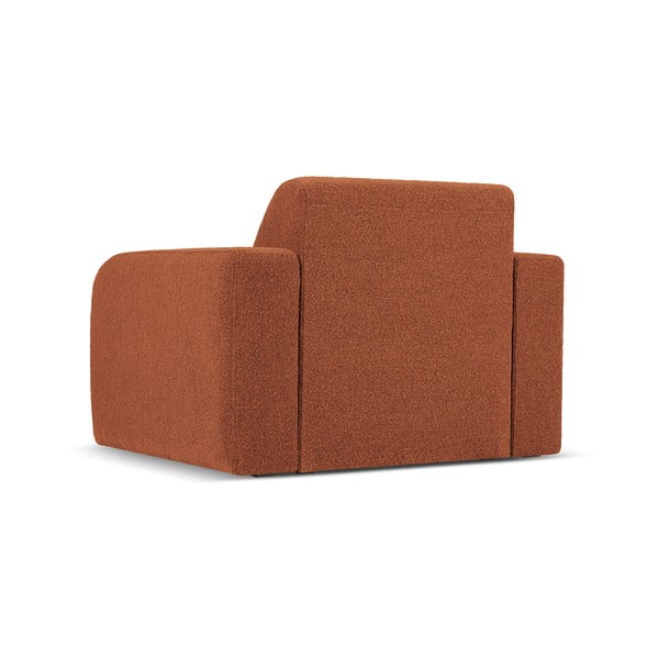 Krėslas rudos spalvos iš boucle Molino – Micadoni Home-image-2