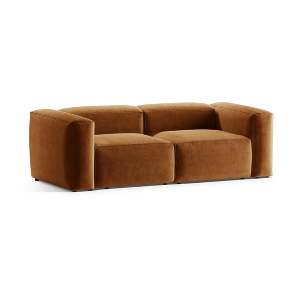 Raudonos plytų spalvos sofa 224 cm Bergamo – Cosmopolitan Design-image-2