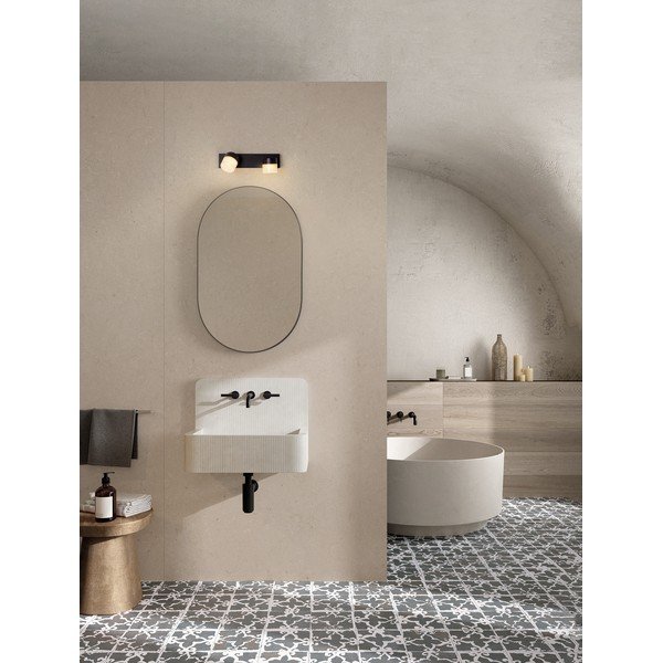 Matinės juodos spalvos iš aliuminio sieninė lempa LED Teko – Nova Luce-image-1