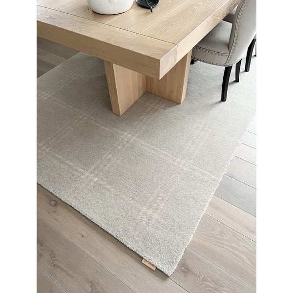 Kilimas iš vilnos kreminės spalvos 200x300 cm Calisia M Grid Prime – Agnella-image-3