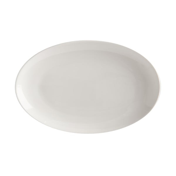 Balta porcelianinė lėkštė Maxwell & Williams Basic, 25 x 16 cm