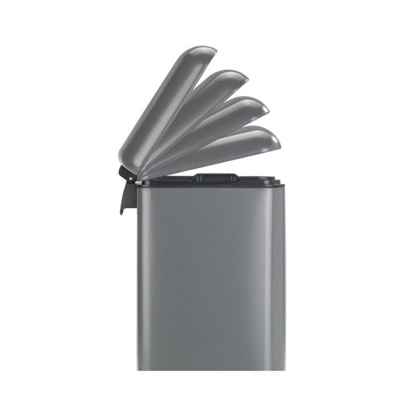 Wenko Studio pilka pedalinė šiukšliadėžė, 6 l-image-1