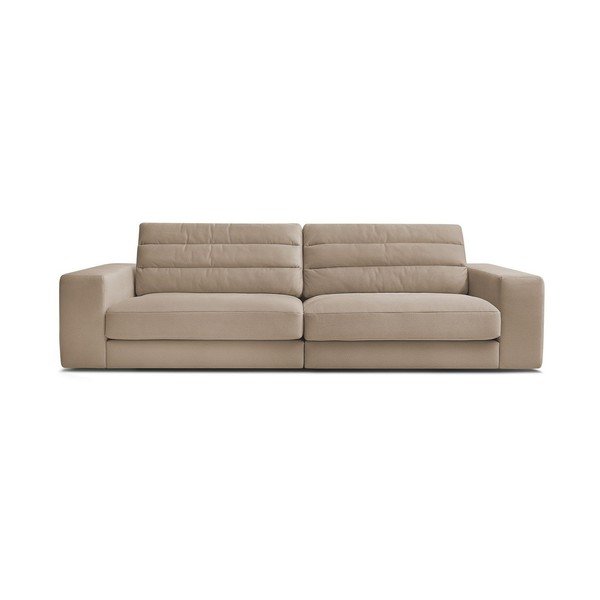 Taupe spalvos sofa iš velveto 276 cm Sierra – Bobochic Paris