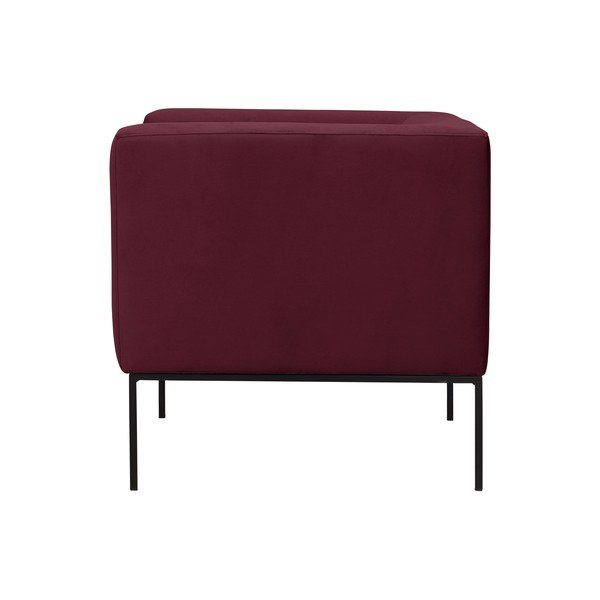 Tamsiai raudonos spalvos fotelis Windsor & Co Sofas Neptune-image-2