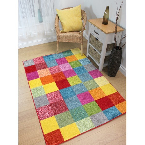 Kiliminiai kilimai Flair Rugs Brights Grid, 160 x 230 cm-image-1