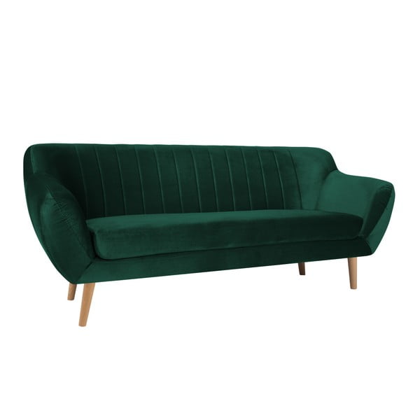 Žalia trijų vietų sofa Mazzini Sofas Benito-image-2