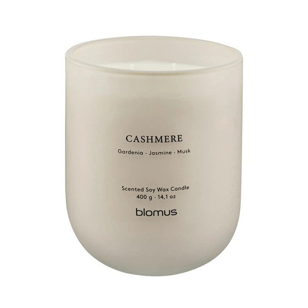 Aromatinė žvakė iš sojų vaško degimo laikas 45 h Tuoksu Cashmere – Blomus