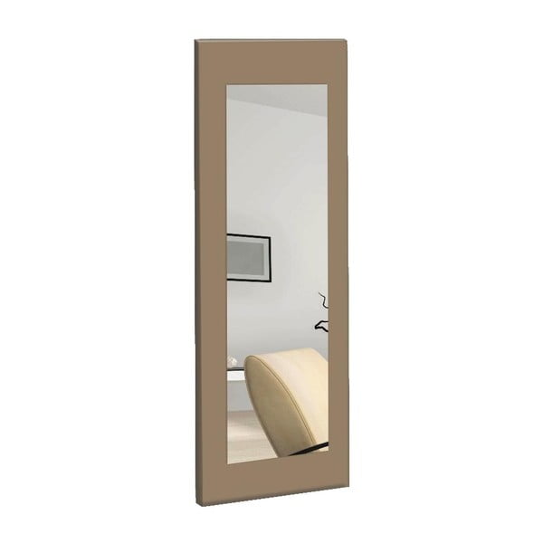 Sieninis veidrodis su šviesiai rudu rėmu Oyo Concept Chiva, 40 x 120 cm