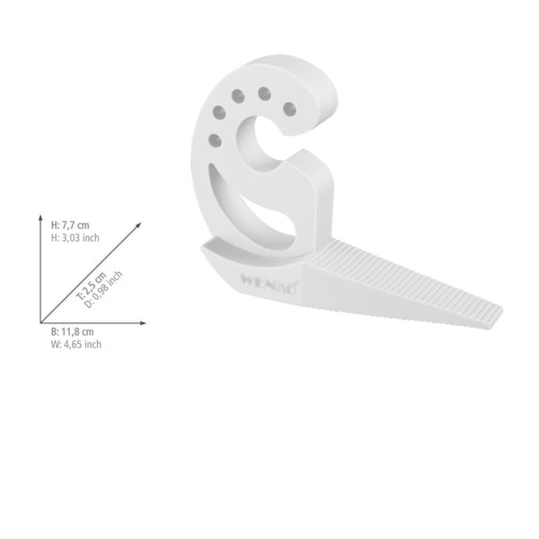 Baltos spalvos durų ir langų stabdis Wenko-image-1